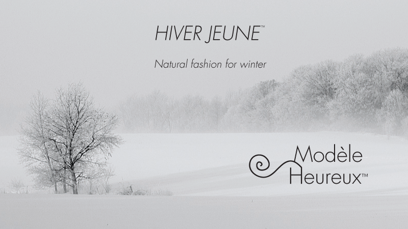 Modèle Heureux Hiver Jeune