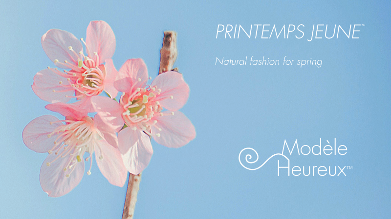 Modèle Heureux Printemps Jeune